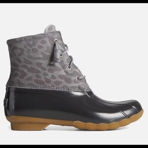 Sperry Gray and Black Women's Winter Boots